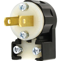 Leviton MS2-AP Hospital Grade Extension Plug, Nylon, 15 A, 125 V