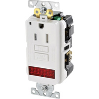 Leviton GFPL1-PLW SmartlockPro&reg; Extra Heavy-Duty Self-Test GFCI Receptacle