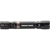 Pelican 05050R-0000-110 5050R Flashlight, LED, 393 Lumens, Rechargeable Batteries