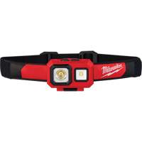 Milwaukee 2104 Lampe frontale projecteur et diffuseur, DEL, 450 lumens, 2 hres de fonctionnement, piles AAA