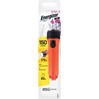 Energizer ENISHH25E Intrinsically Safe&reg; Handheld Flashlight, LED, 150 Lumens, D Batteries