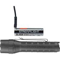 Streamlight 88613 PolyTac&reg; X USB Tactical Light, LED, 600 Lumens, Rechargeable/CR123A Batteries
