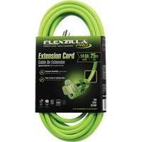 Prime FZ512725 Cordon rallonge industriel Flexzilla Pro, Toutes saisons, SJTW, AWG 14/3, 15 A, 25'