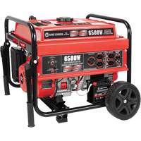King Canada KCG-6502GE Electric Start Gas Generator with Wheel Kit, 6500 W Surge, 5000 W Rated, 120 V/240 V, 20 L Tank