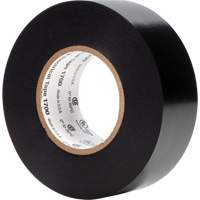 3M 1700-1X66 Temflex Vinyl Electrical Tape 1700, 25.4 mm (1") x 20.1 m (66'), Black, 7 mils