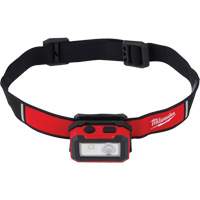 Milwaukee 2012R Lampe frontale magn&eacute;tique et lampe de travail, DEL, 450 lumens, 2,5 hres de fonctionnement, piles Rechargeable