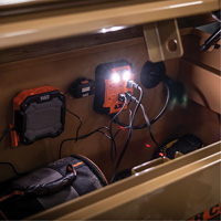 Klein Tools 29601 Powerbox 1 Magnetic Power Strip, 4 Outlet(s), 5', 120 V