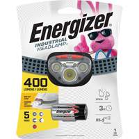 Energizer HDDIN32E Lampe frontale avec mise au point Vision HD+, DEL, 400 lumens, 3 hres de fonctionnement, piles AAA