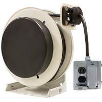 Lind Equipment LE8950123QB2 Cord Reel, 50', SJOOW, 12/3 Gauge, 20 A