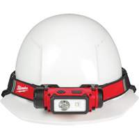 Milwaukee 2163-21 Lampe frontale pour casque de s&eacute;curit&eacute; USB REDLITHIUM, DEL, 600 lumens, 5 hres de fonctionnement, piles Rechargeable