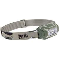 Petzl E070BB01 Aria 2 RGB Headlamp, LED, 450 Lumens, 2 Hrs. Run Time, AAA/Rechargeable Batteries