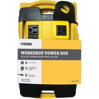 Workshop Power Box, 8 Outlet(s), 6', 15 Amps, 1875 W, 125 V  XC040 | TENAQUIP