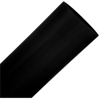 3M 7000005975 Black Heat Shrink Tubing, Thin Wall, 100', 0.75" (19.05 mm) - 1.5" (38.1 mm)