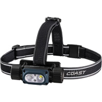 Coast 30742 WPH34R Waterproof & Dust Proof Headlamp, 2000 Lumens, 2.75 Hrs. Run Time