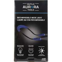 Outils Aurora XJ567 Lampe de travail, Lampe tour de cou, Rechargeable, 300 lumens