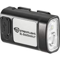 Streamlight 61621 SL-SIDESADDLE&reg; USB Hardhat & Helmet Light, LED, 350/320/400 Lumens, 6.25/7/5 Hrs. Run Time, Rechargeable Batteries