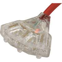 King Canada K-L530-25-3T Generator Extension Cord with Tritap, STW, 10 AWG, 3 Outlet(s), 25'