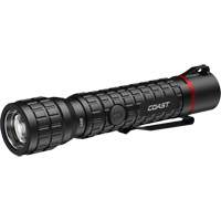 Coast 31667 G40R Waterproof Flashlight with Twist Focus, LED, 650 Lumens, Rechargeable Batteries