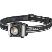 Coast 31428 FL97R Tri-Colour Headlamp with Twist Focus & Voice Activation, LED, 830 Lumens, 2 Hrs. Run Time, Rechargeable Batteries