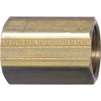 Fairview Fittings 103-B Pipe Coupling, Brass, 1/4"