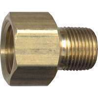 Fairview Fittings 120-BA Pipe Adapter, FPT x NPT, 1/4" x 1/8" Dia., Brass