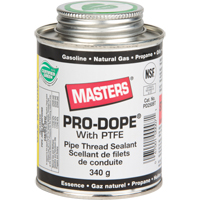 Masters PD250BT Scellant de filetage de tuyau, Canette &agrave; brosse, 250 ml, -129° C - 204° C/-200° F - 400° F