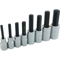 Gray Tools DW24LS Hex Head SAE Socket Set, Hex, 1/2" Drive, 8 Pcs