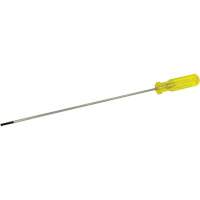 Gray Tools 30612 Electrician's Slotted Screwdriver, 3/16" Tip, Round, 15-1/2" L, Plastic Handle