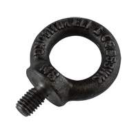 Spaenaur 026-001 Eye Bolt, 1/8" Dia., 1/2" L, Uncoated Natural Finish, 300 lbs. (0.15 tons) Capacity