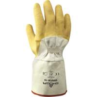 Showa 99NFW-10 99NFW Heavy-Duty Gloves, 10/Large, Rubber Latex Coating, Cotton Shell