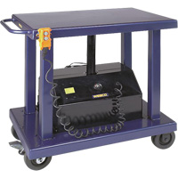 Wesco 261102 Hydraulic Lift Table, Steel, 24" W x 36" L, 2000 lbs. Capacity