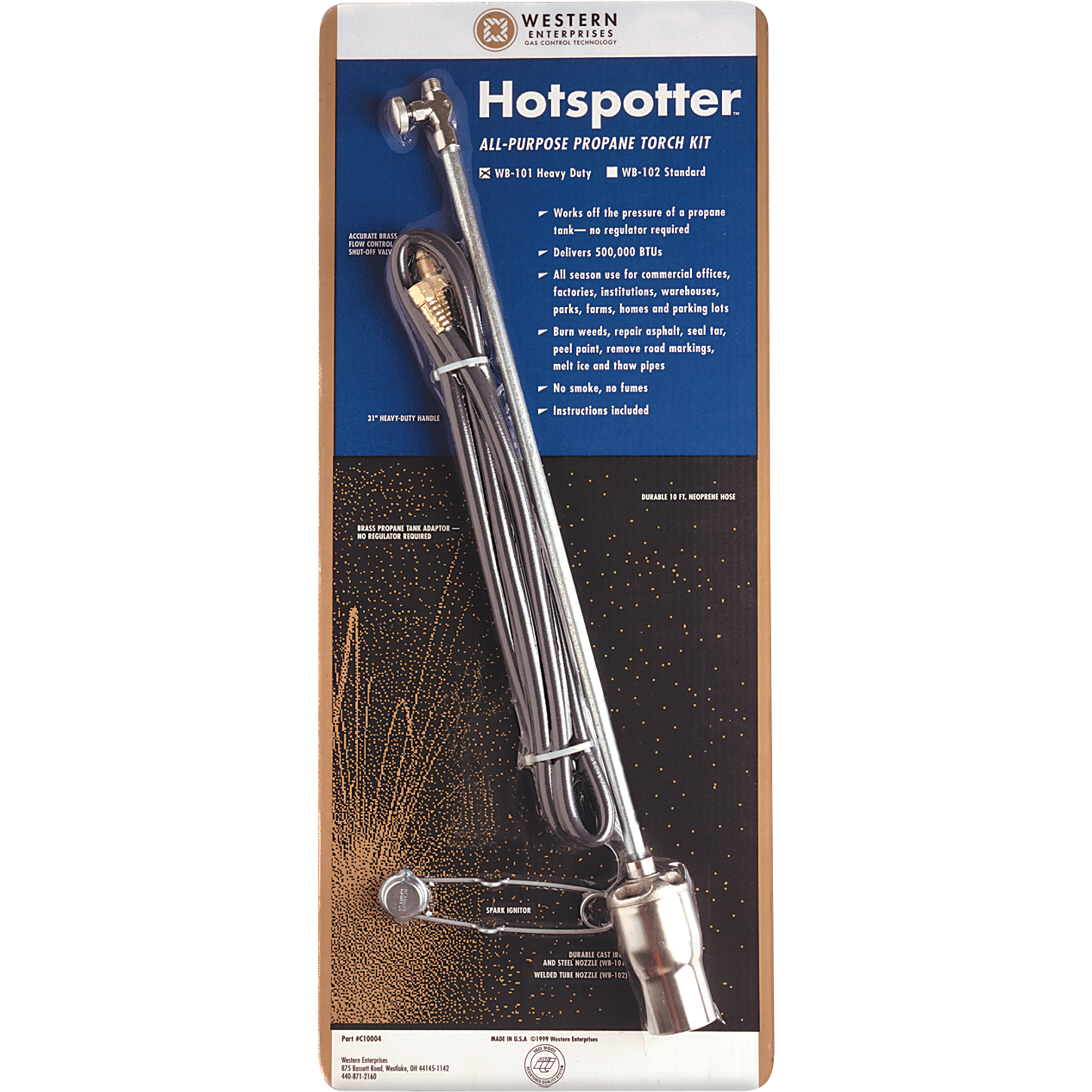 WESTERN ENTERPRISES Hotspotter All-Purpose Propane Heavy-Duty Torch Kit