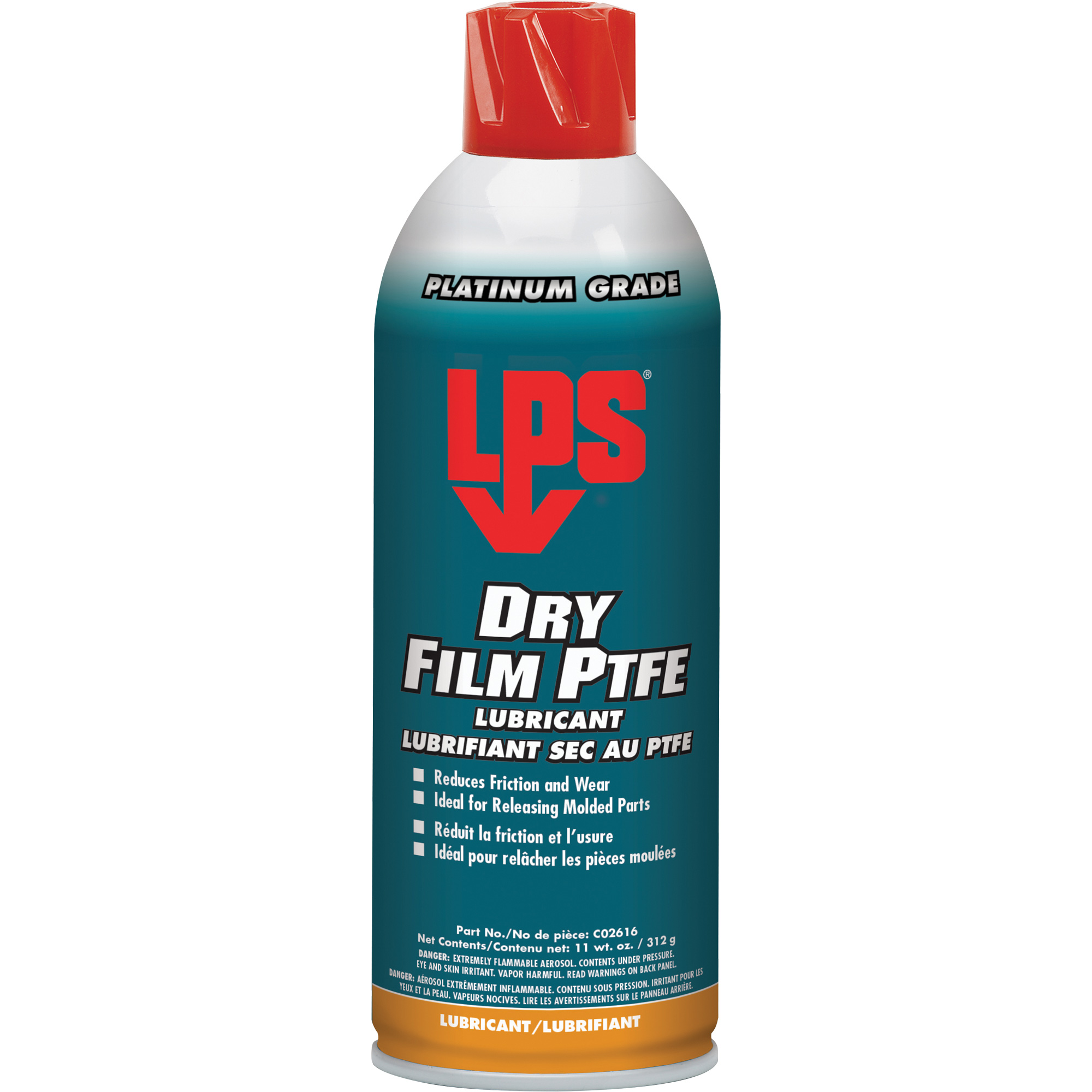 LPS Dry Film PTFE Lubricant, Aerosol Can, 16 oz. AA870 (C02616) Shop