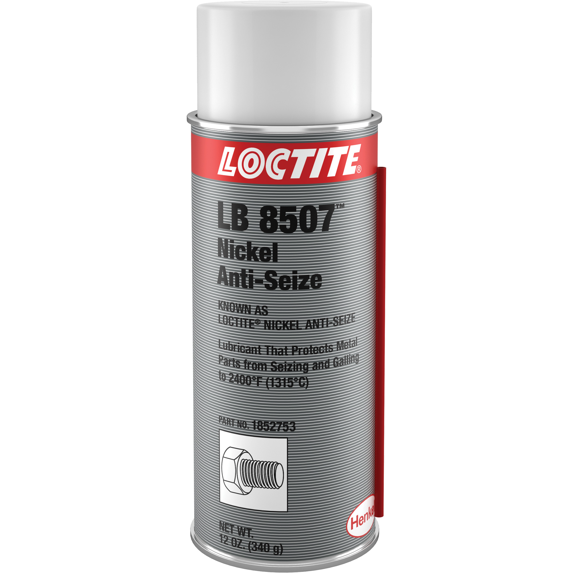 Loctite 1852753 Nickel AntiSeize Lubricant, Aerosol Can, 2399°F (1315