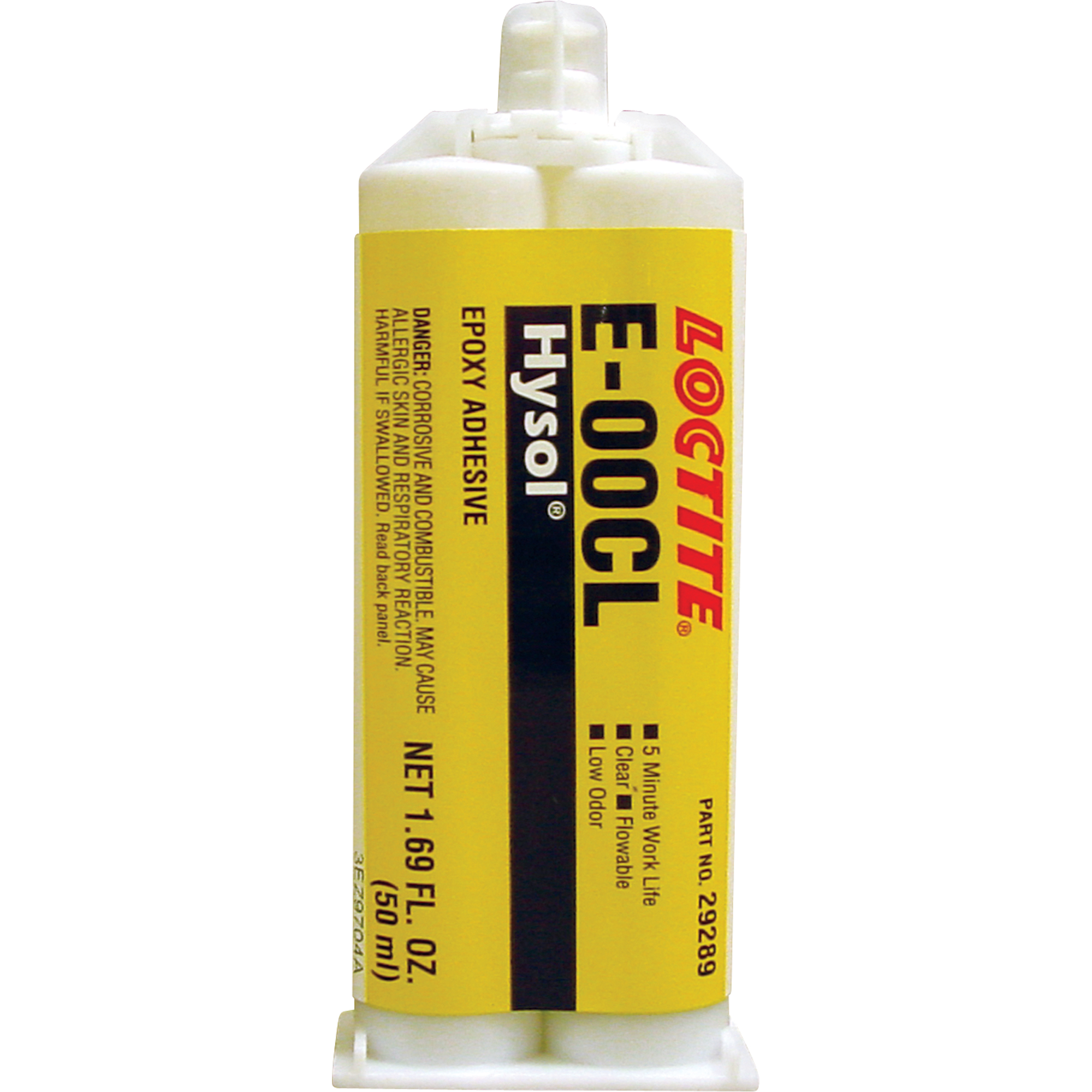리 ✧ Loctite 237095 Hysol E-00CL Epoxy, Two-Part, Dual Cartridge