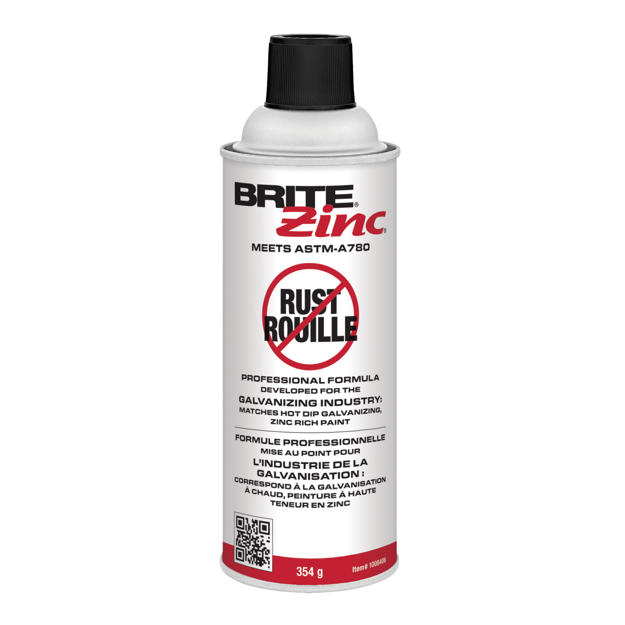 CRC CANADA BRITE Zinc® Corrosion Inhibitor, Aerosol Can, 12.5 oz. AD141