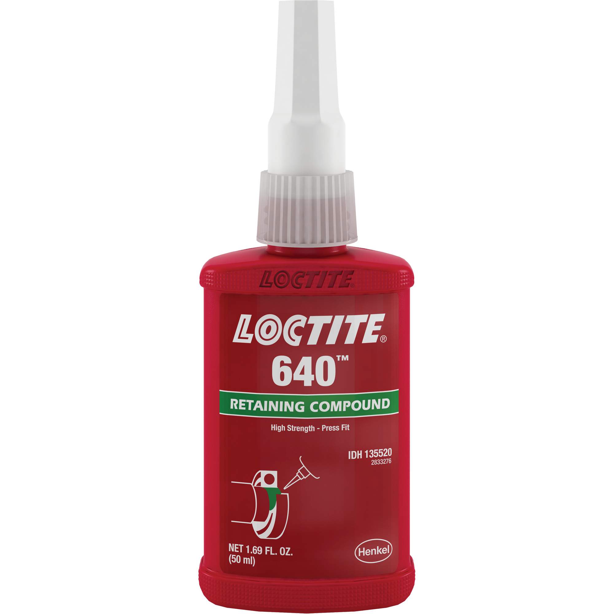 LOCTITE Retaining Compound 640 Medium Strength/High Temperature, 50 ml