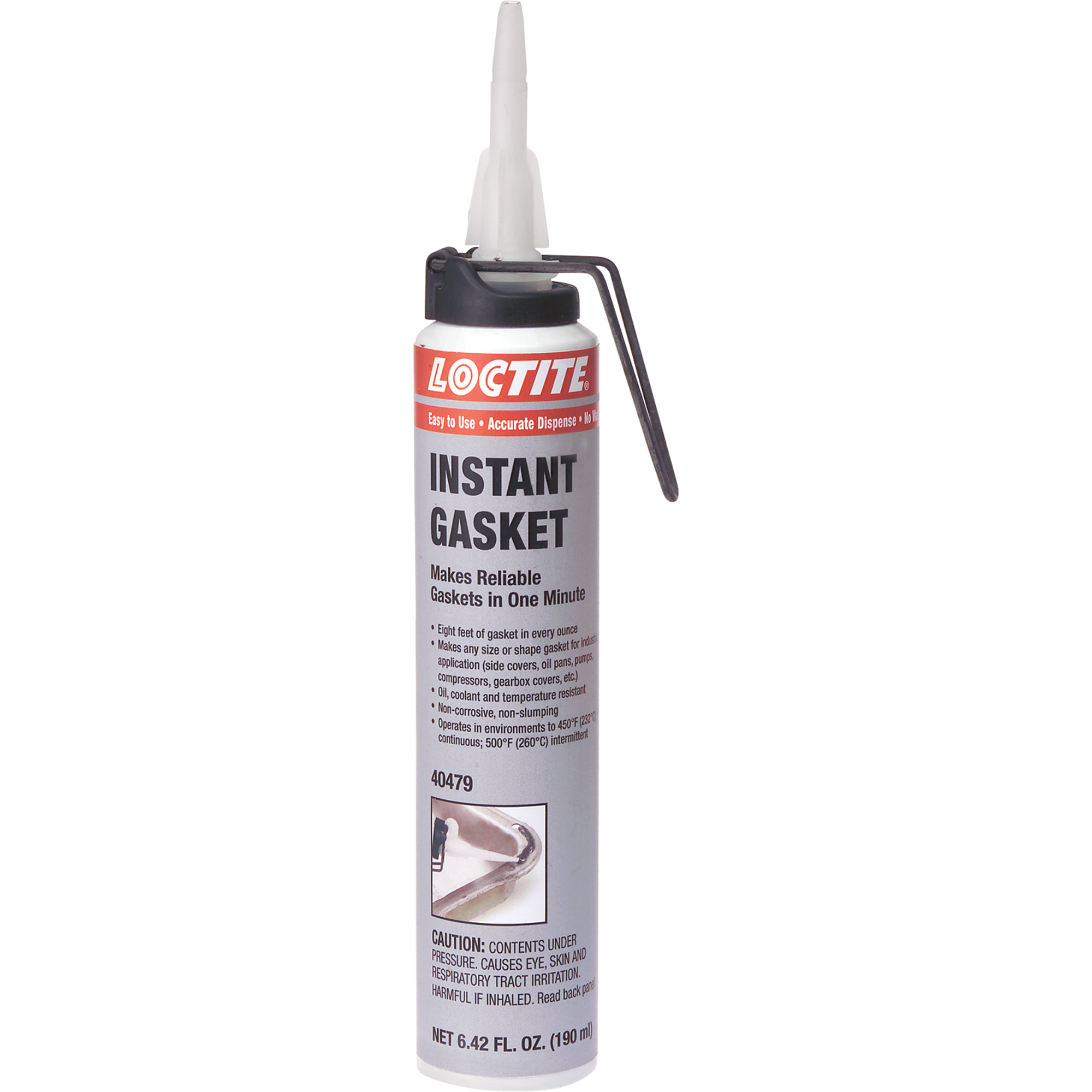 Loctite 743913 Instant Gasket, Cartridge, Black