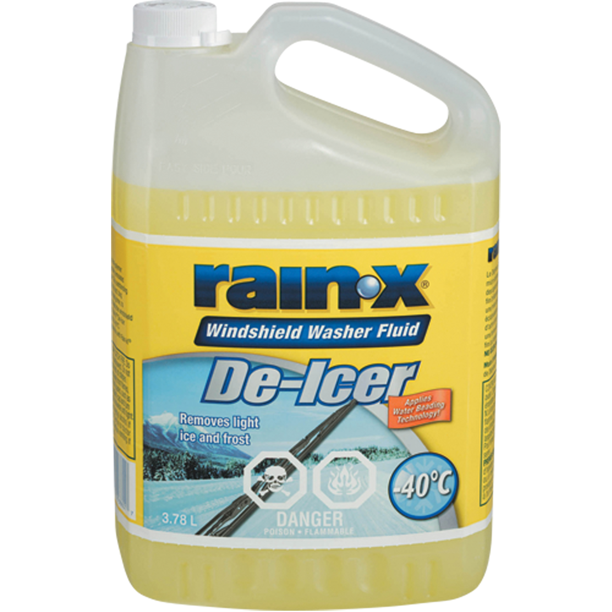 RAINX DeIcer Windshield Washer Fluid, Jug, 3.78 L AE896 (35204QSX52