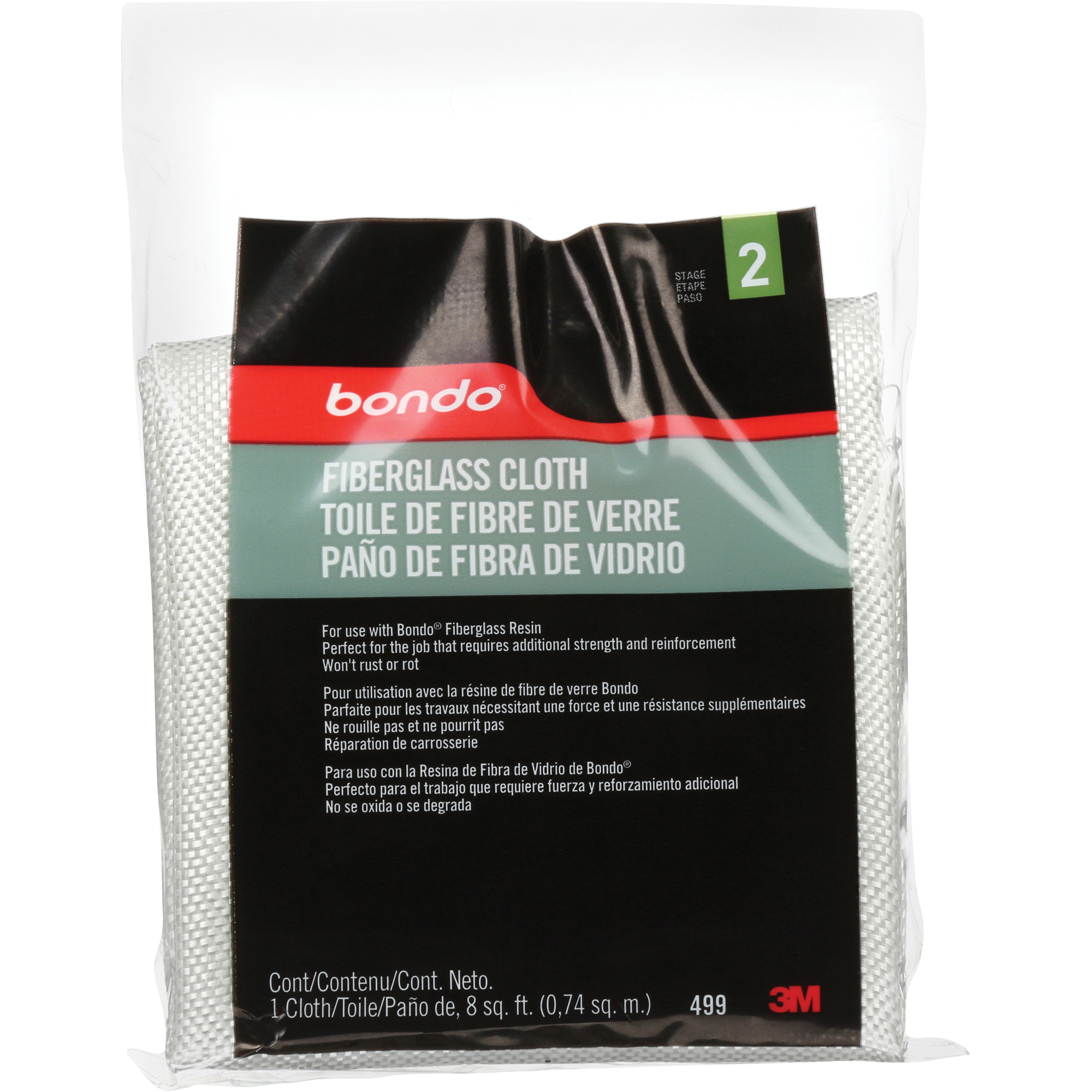 3M Bondo® Fibreglass Cloth AF552 (B00499) Shop Adhesive Parts