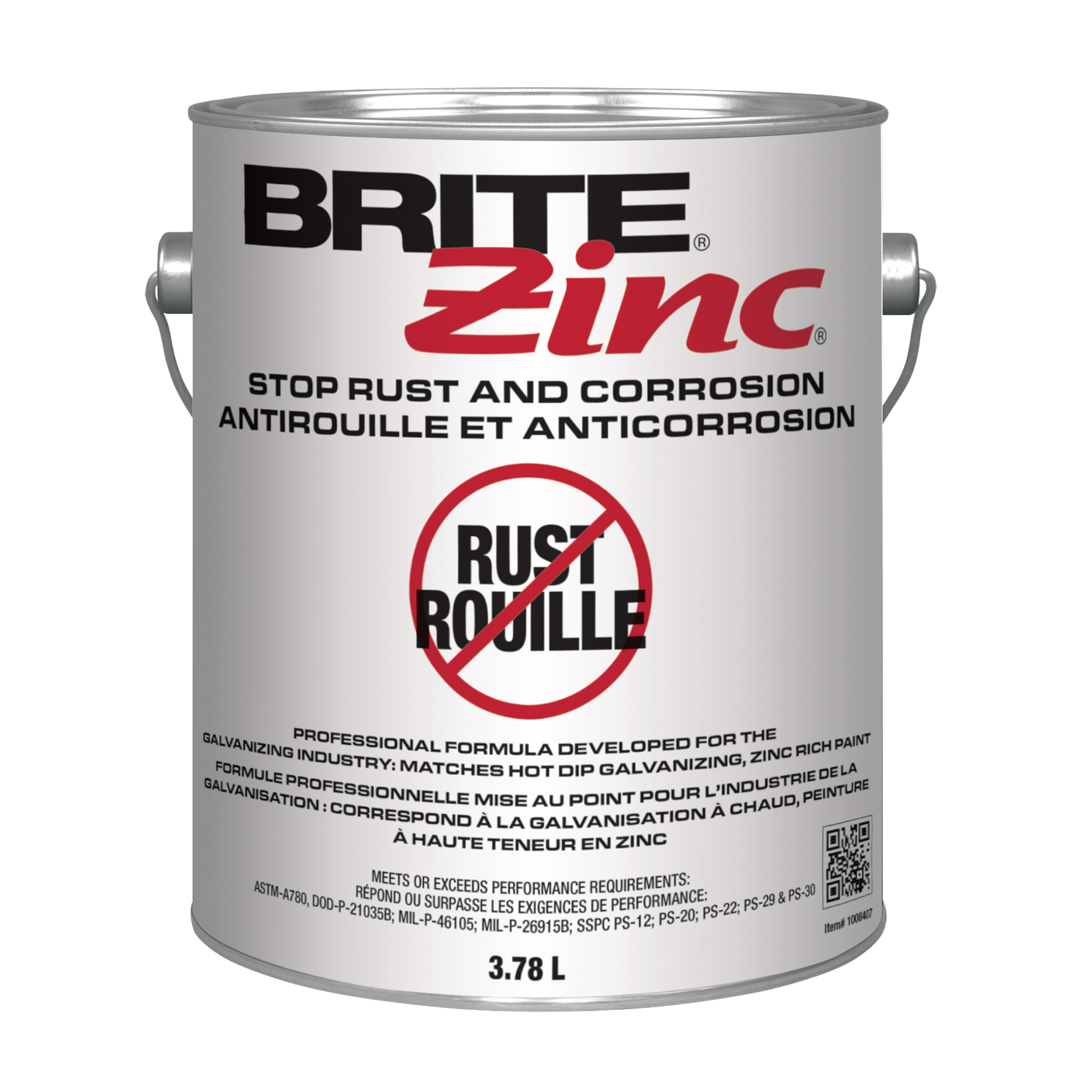 CRC Canada 1008407 BRITE Zinc® Corrosion Inhibitor, Gallon
