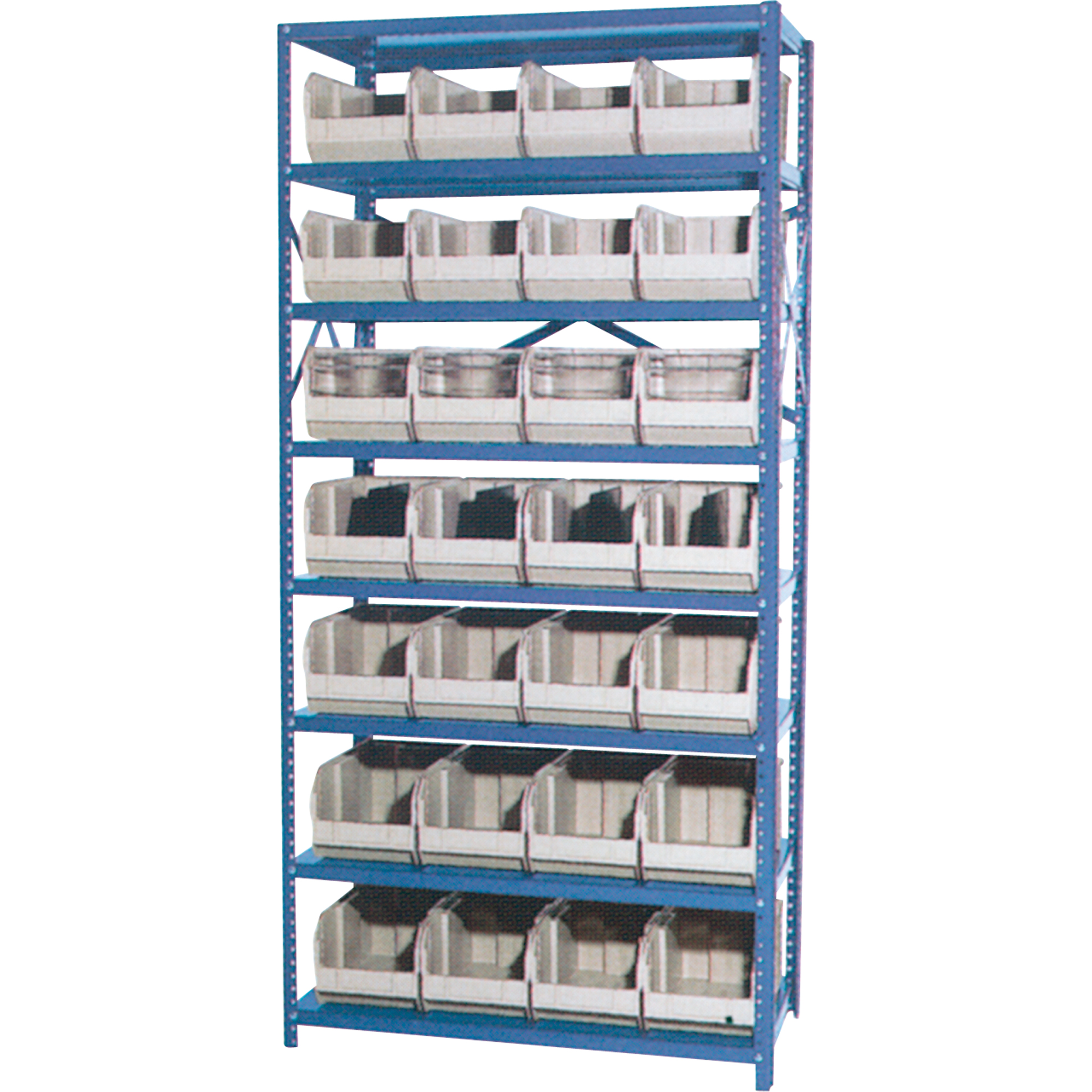 CRBUDY Étagère de Rangement en Acier Robuste, étagères de Garage réglables à 4 Niveaux, étagère de CRBUDY Étagère de Rangement en Acier Robuste, étagères de Garage réglables à 4 Niveaux, étagère de