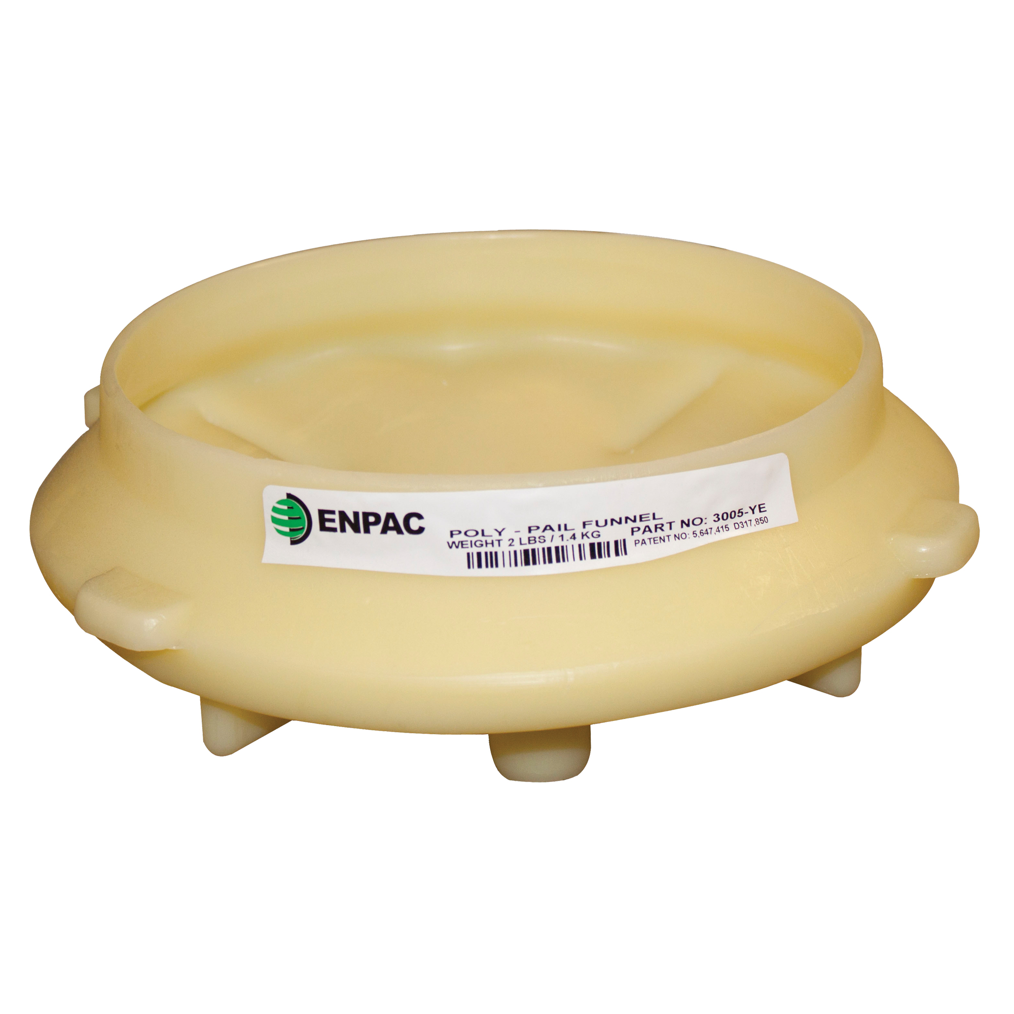 ENPAC PolyPail Funnel DA098 (3005YE) Shop Standard Funnels TENAQUIP