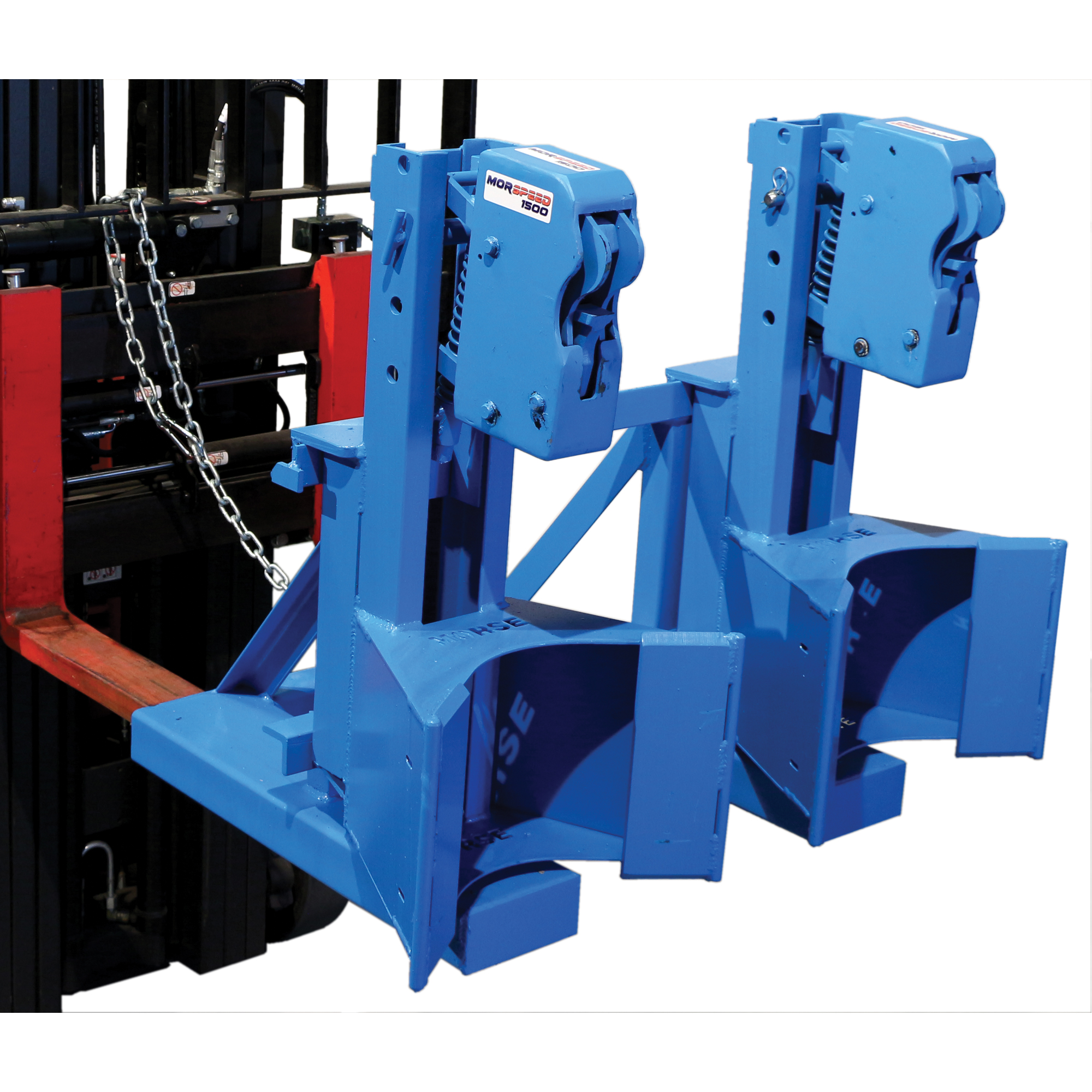 MORSE MORSPEED 1500 Forklift Drum Handler, For 55 US gal. (45 Imperial