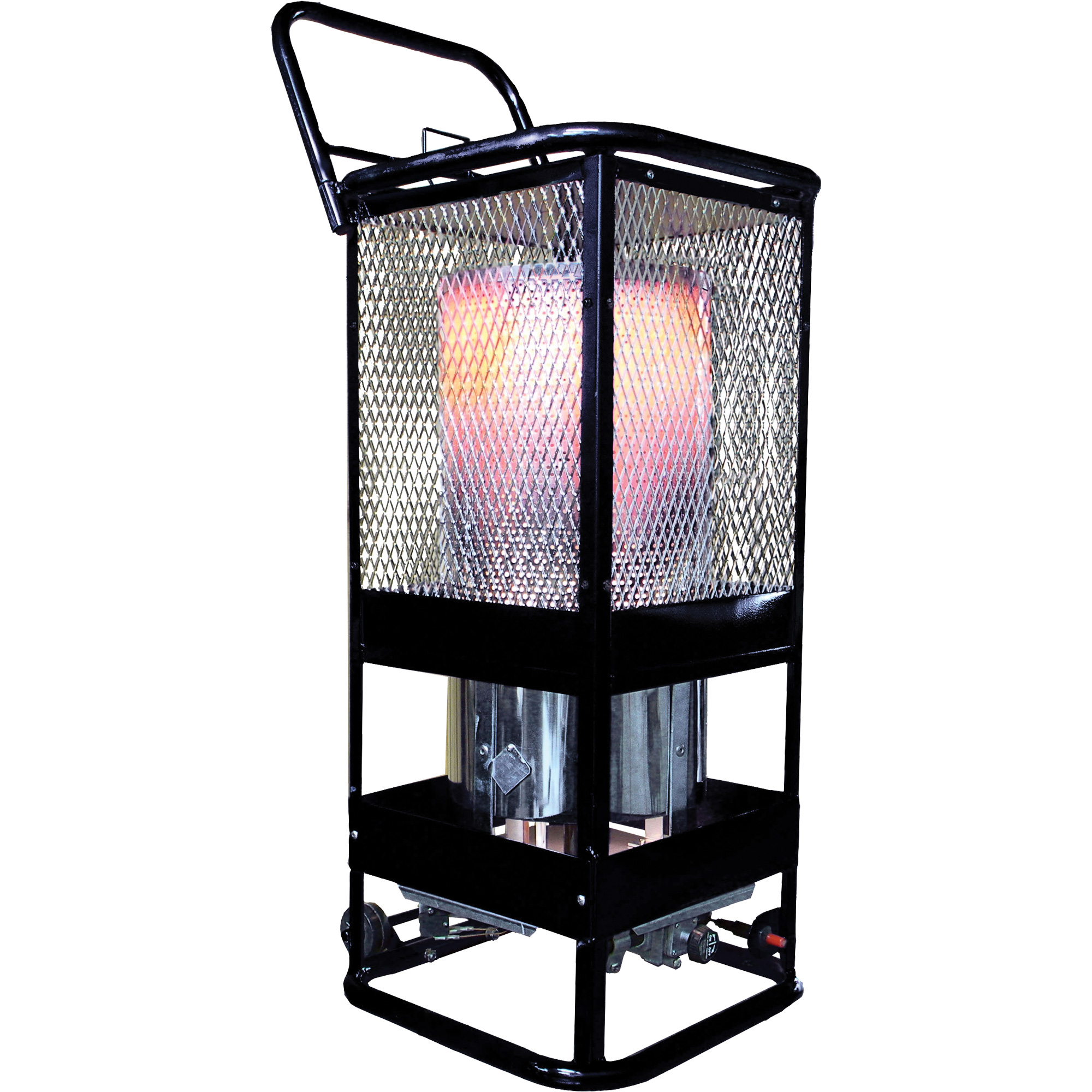 L.B. White CR125AZNA220207 Portable Heater, Radiant Heat, Natural Gas, 125000  BTU/H