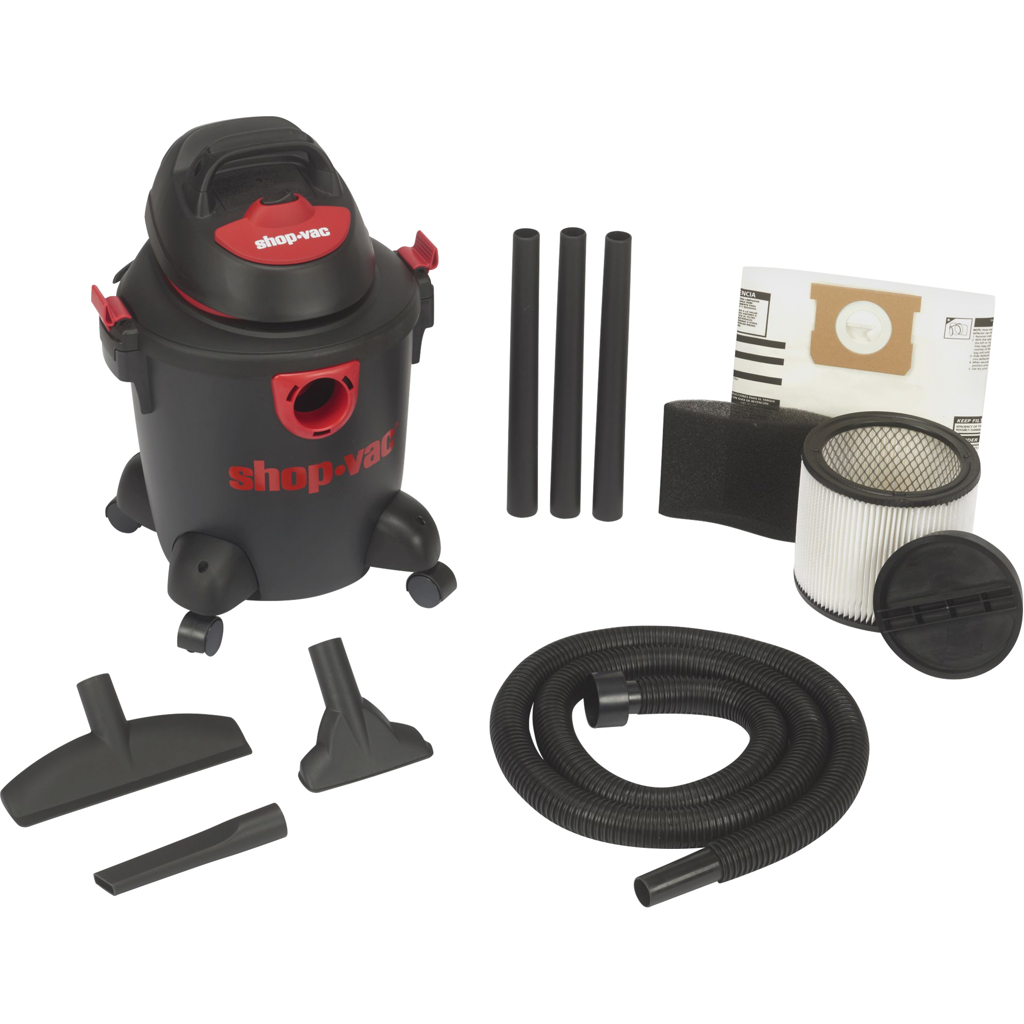 SHOP VAC Utility Shop Vacuum, WetDry, 2 HP, 5 US Gal. (18.9 Litres