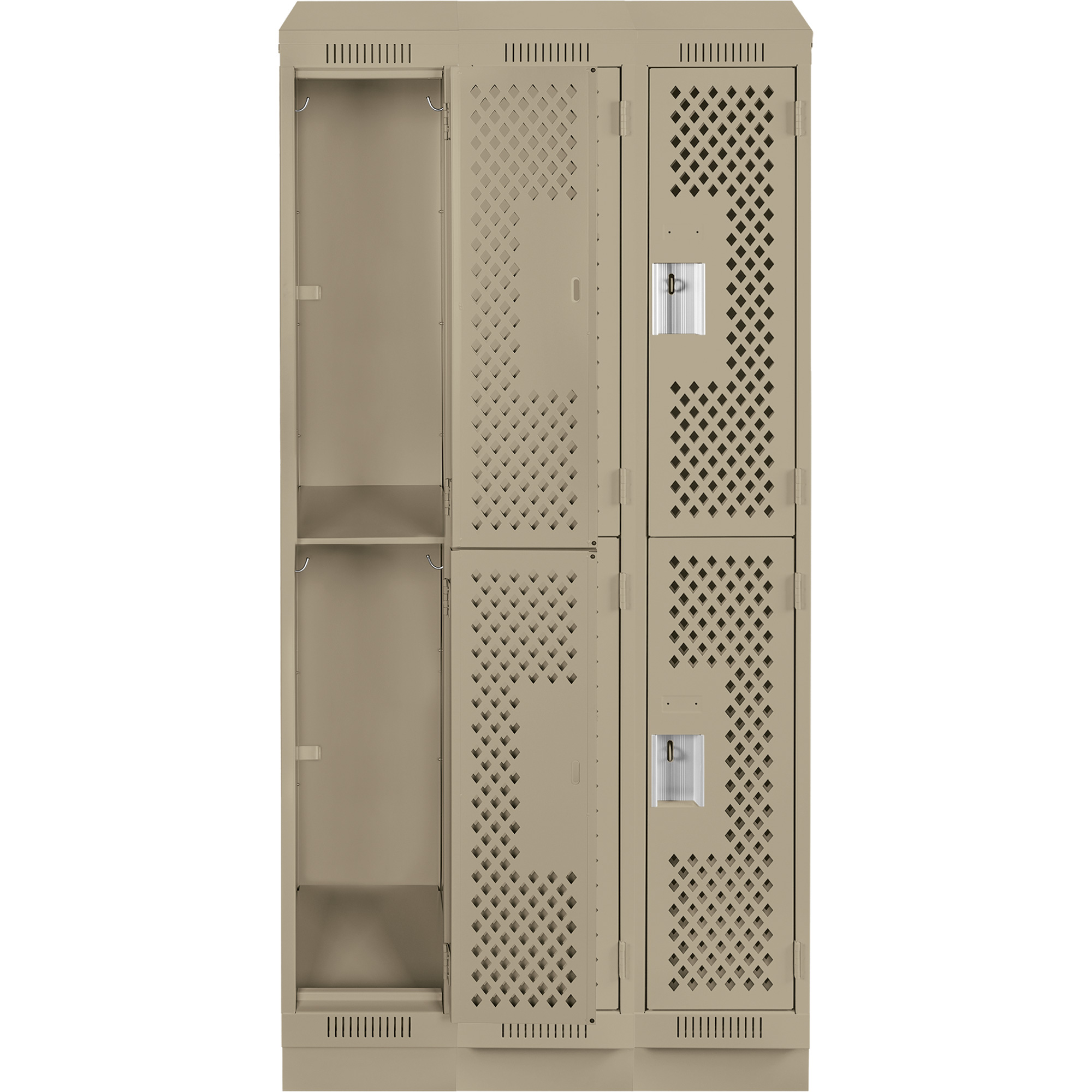 Anthony Steel Mfg. CLD3-121572RBST-PERA123 Casiers Clean Line, 2 ...