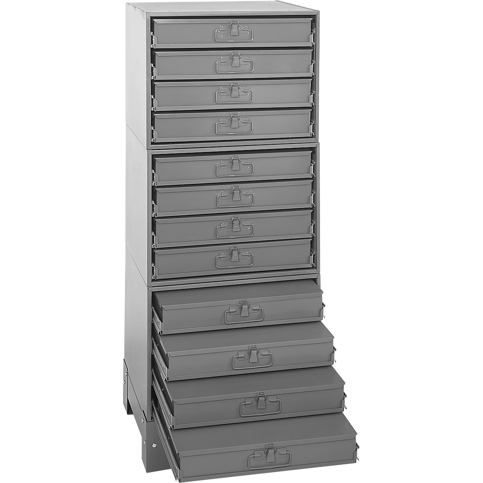 Durham Manufacturing FN372 Modular Compartment Drawer Box Rack, Steel ...