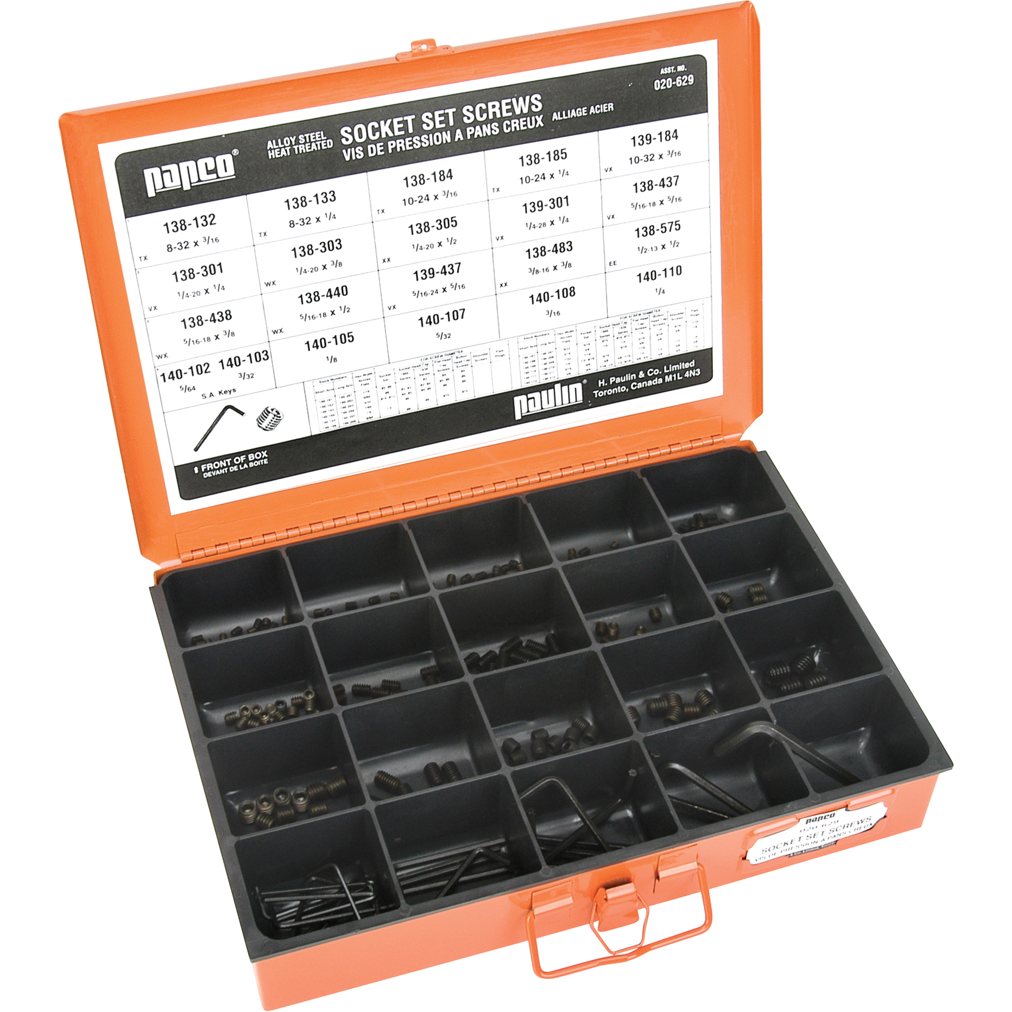 PAULIN Socket Set Screw Cup Point Assortments GP035 (020629) Shop