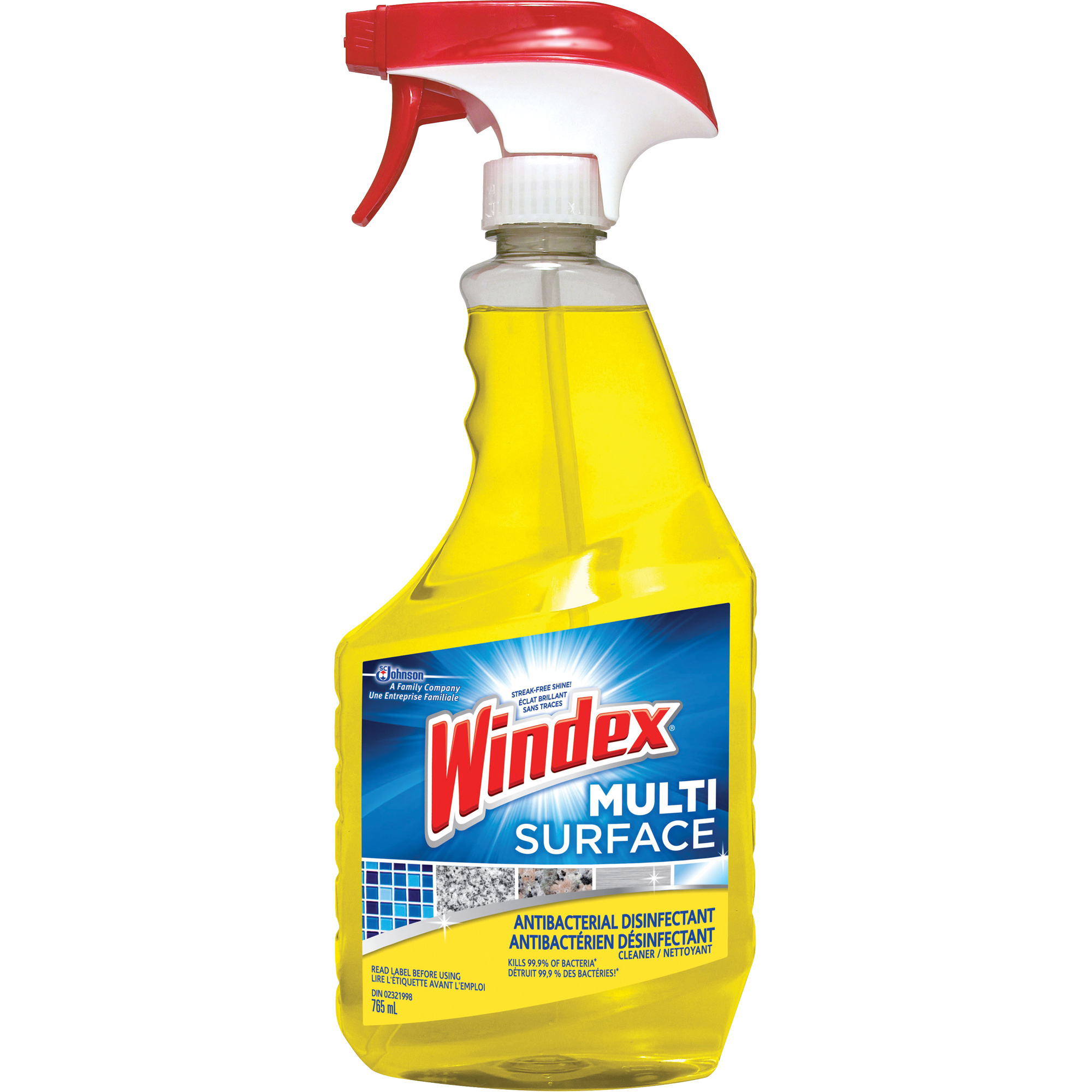WINDEX Désinfectant antibactérien pour surfaces multiples Windex JK658